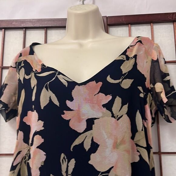 MERRITT CHARLES MADELEINE 100% SILK‎ DRESS SIZE XS - Picture 4 of 7